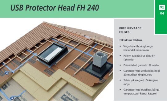 Aluskattekile USB Protector Head FH 240 tooteleht