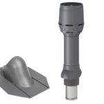 Väljapuhketoru Vilpe 125P-IS-700 Flow HS bitumen komplekt