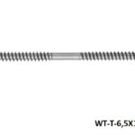Puidukruvi WT-T-6.5X130-ZNB isepuuriv