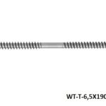 Puidukruvi WT-T-6.5X190-ZNB isepuuriv