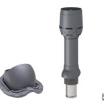 Väljapuhketoru Vilpe 125P-IS-700 Flow Teraskivi komplekt