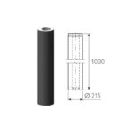 Korstnaelement Schiedel ∅115 mm 1m