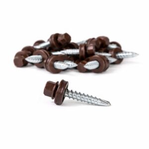 Katusekruvi 100 tk 48x28 A14 RR887 Šokolaadipruun