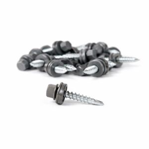 Katusekruvi 100 tk 48x28 A14 RR41 Tumehõbedane