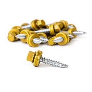 Katusekruvi 100 tk 48x28 A14 RR42 Kuldne