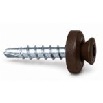 Katusekruvi Ruukki LP Torx 4.8x28 100tk RR32 Tumepruun