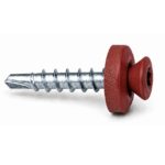 Katusekruvi Ruukki LP Torx 4.8x28 100tk RR750 Kivipunane