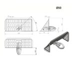 JUAL horisontaalsõel 50-110 mm - Pilt 3